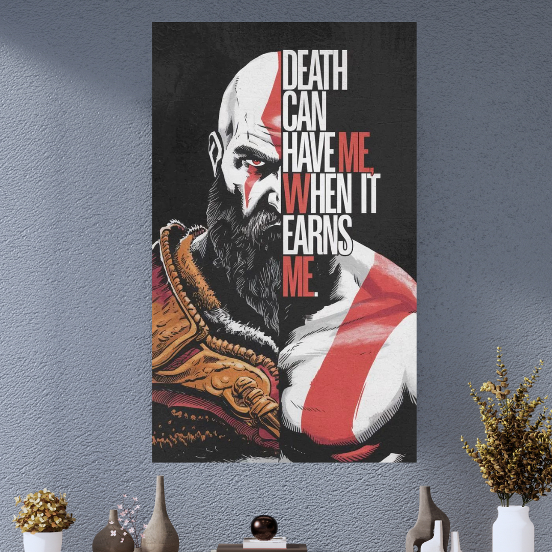 KRATOS|GOD OF WAR|GAMING POSTER #02
