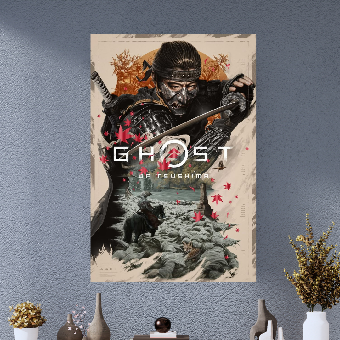 GHOST OF TSUSHIMA|GAMING POSTER