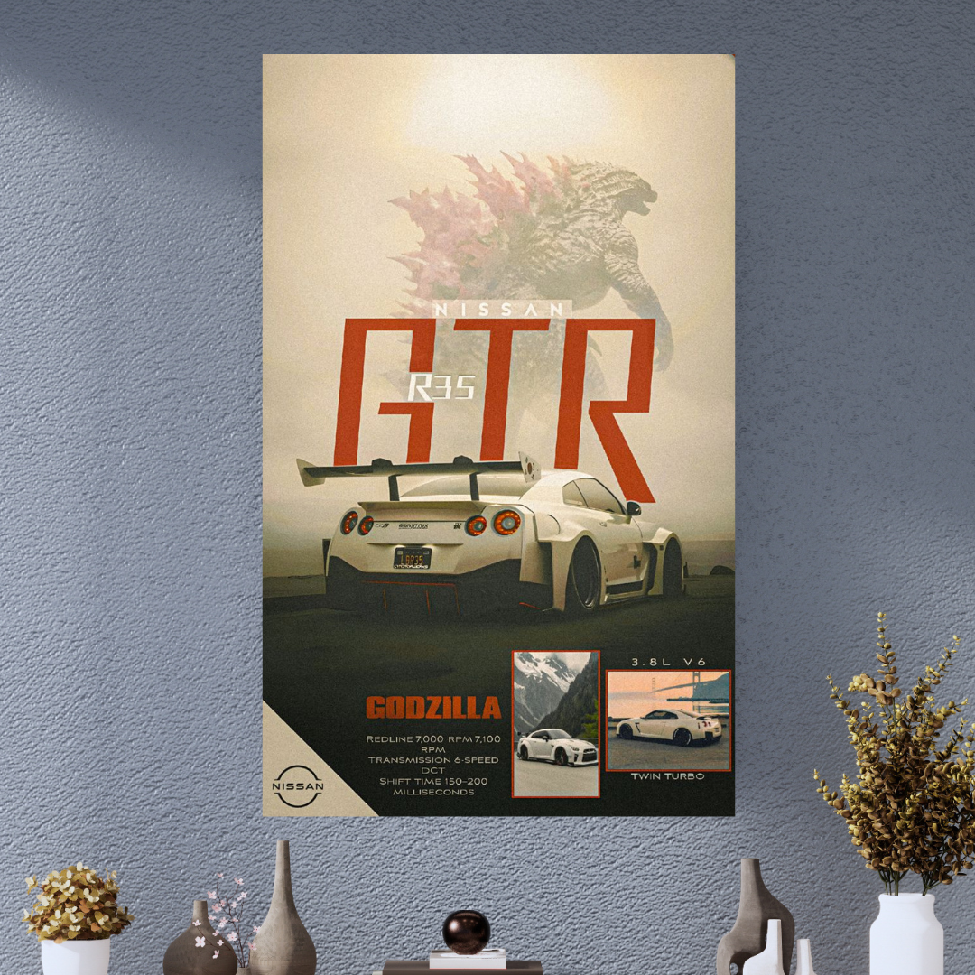 NISSAN GTR R35 x GODZILLA