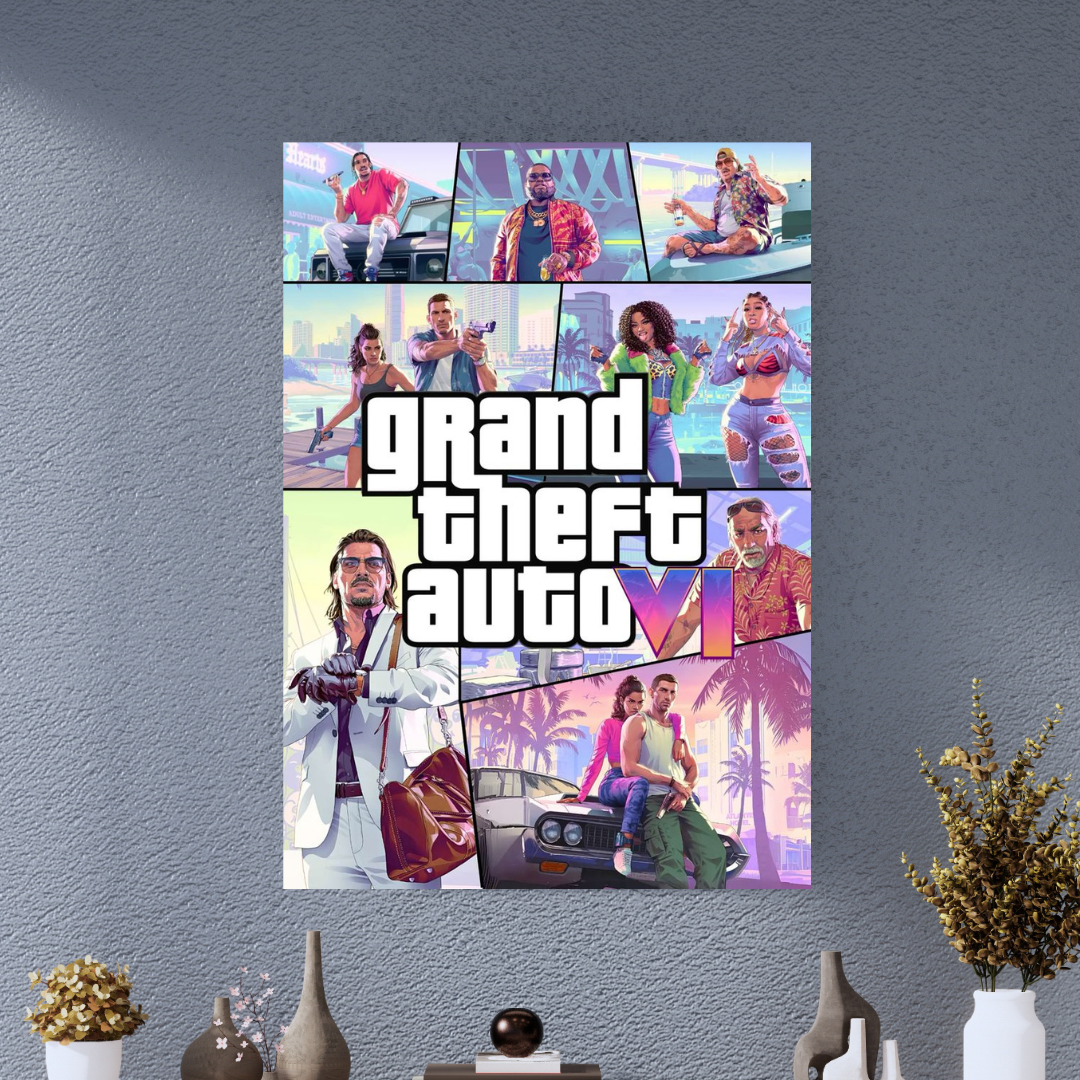 GTA 6|GAMING POSTER #02