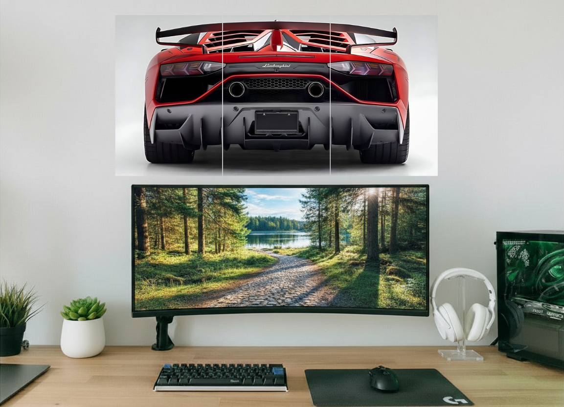 LAMBORGHINI AVENTADOR SVJ|CAR SET|3 PIECE SET