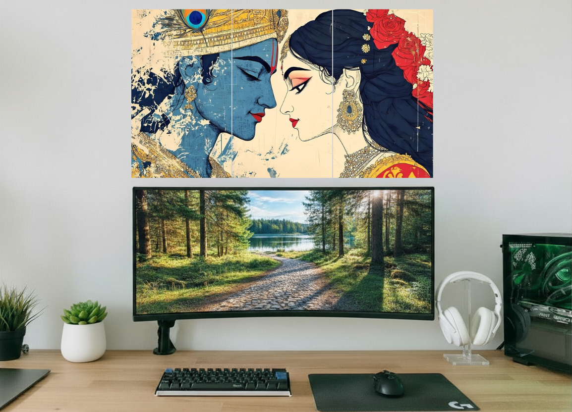 LORD KRISHNA JI x RADHA RANI|3 SET PIECE