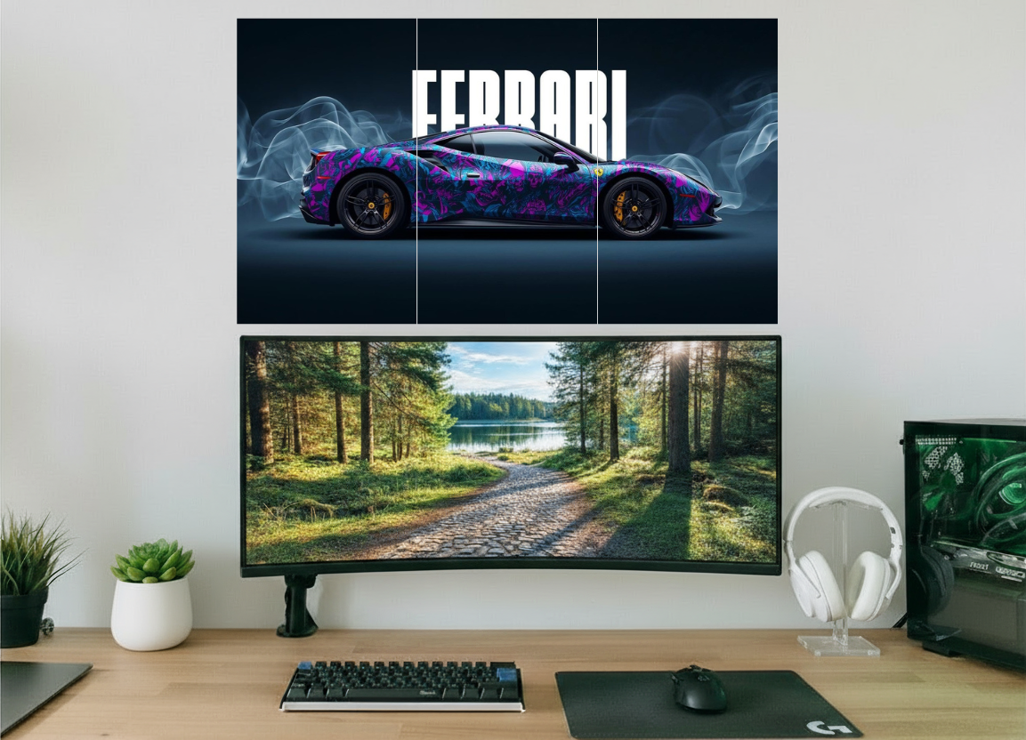 FERRARI 488|CAR SET|3 PIECE SET