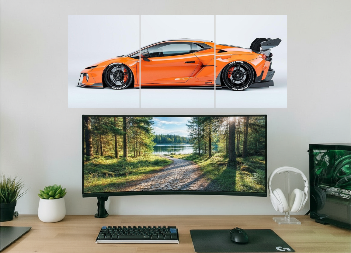 LAMBORGHINI TEMERARIO |CAR SET|3 SET PIECE