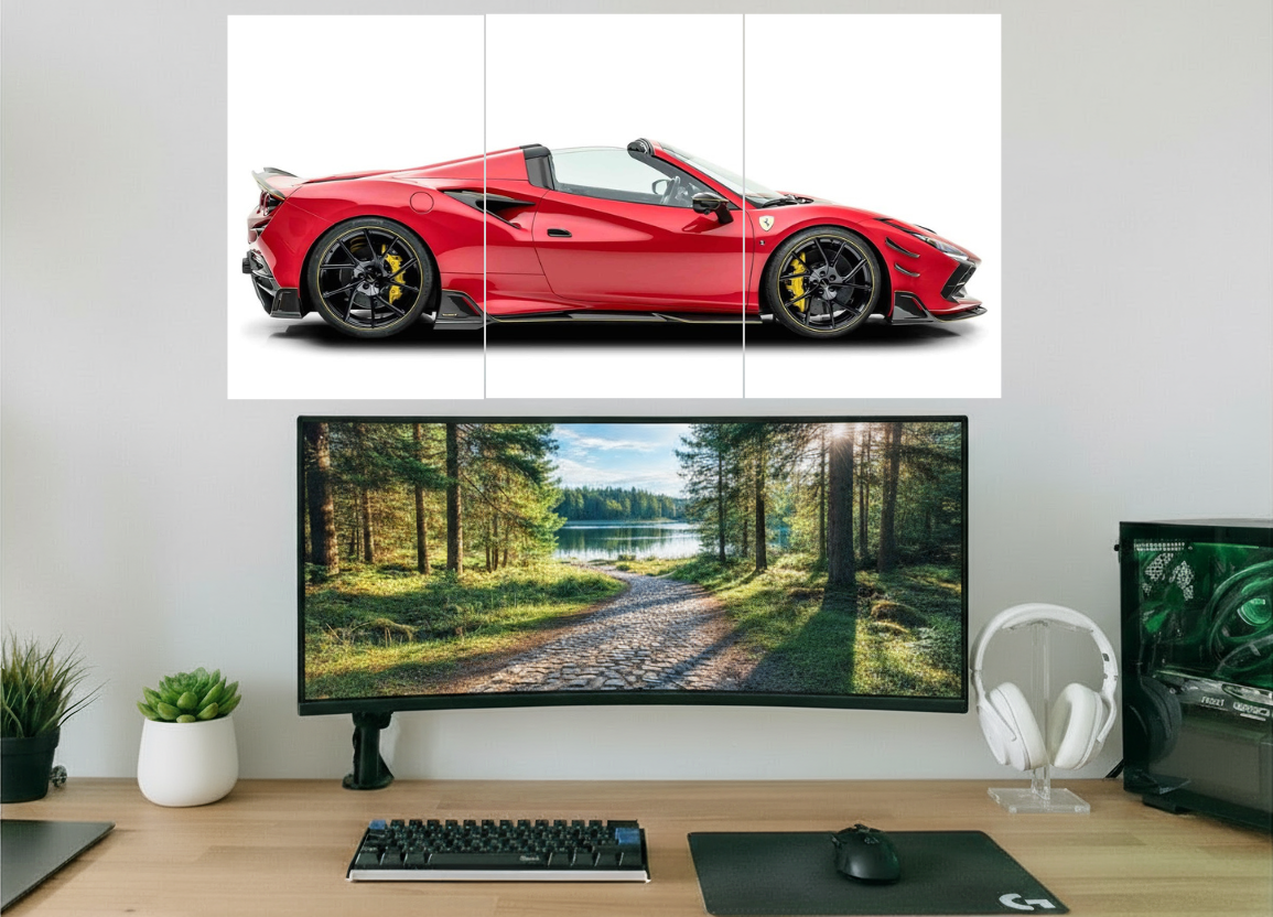 FERRARI F8 SPIDER|CAR SET |3 SET PIECE